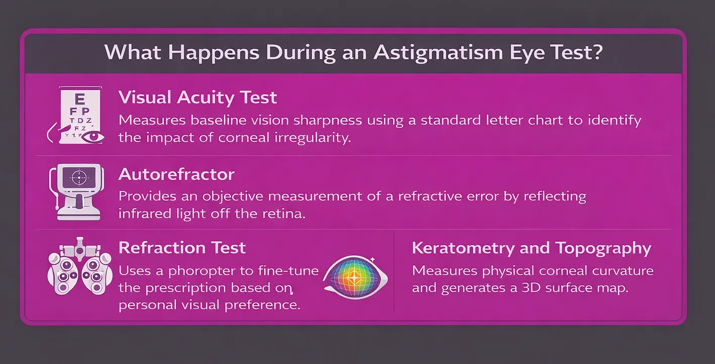What Happens During an Astigmatism Eye Test