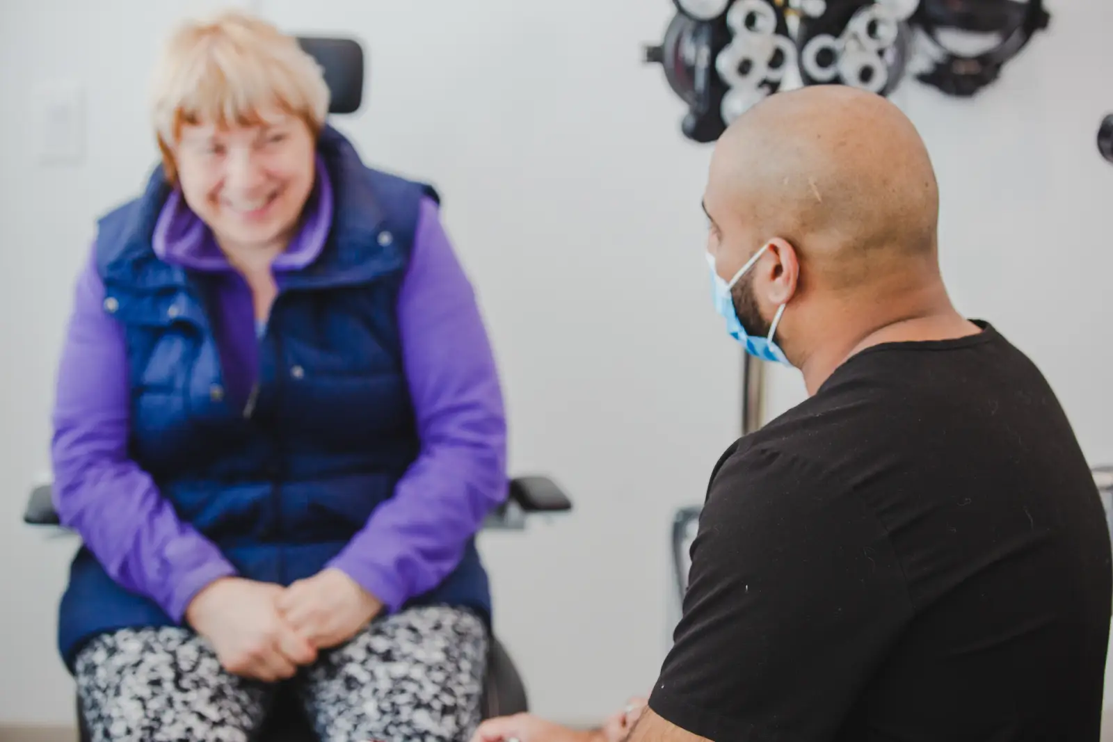 How the surgical team helps nervous patients